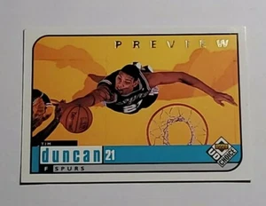 Tim Duncan 1998 Upper Deck #126 Preview San Antonio Spurs  - Bild 1 von 2