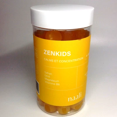 NAALI ZENKIDS CALME ET CONCENTRATION - 90 GOMMES SAFRAN GOUT ORANGE - 09/2026