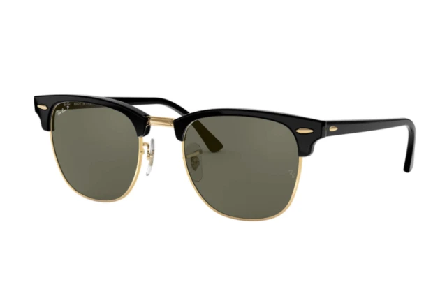 Ray-Ban RB3016F Clubmaster 901/58 55 Classic Round Unisex Sunglasses