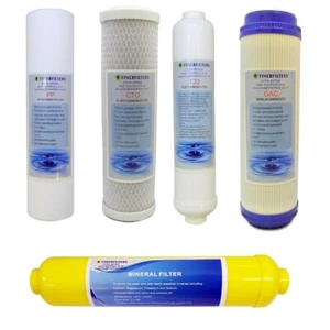 Reverse Osmosis Filters For 6 Stage Finerfilters Reverse Osmosis Systems - Picture 1 of 1