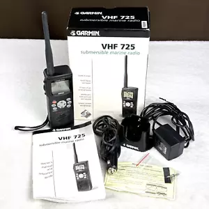HTF! Vtg 1999 Garmin VHF 725 Submersible Marine Radio Alkaline Battery TESTED! - Picture 1 of 16