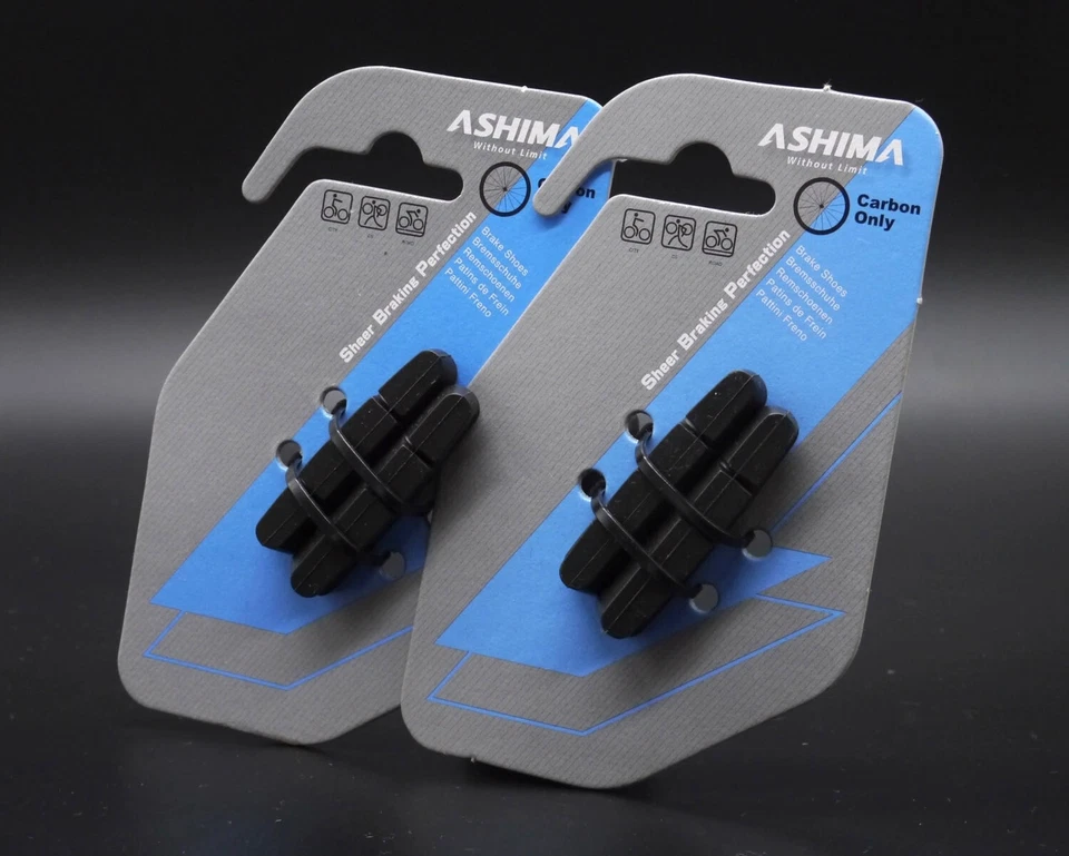 2 Paar ASHIMA Ersatz Cartridge Bremsbelag für Carbonfelgen - Bild 1 von 1