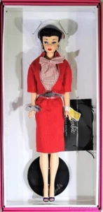 Busy Gal Reproduction Barbie Doll, Red Jacket & Eyeglasses. Gold Label - Bild 1 von 3