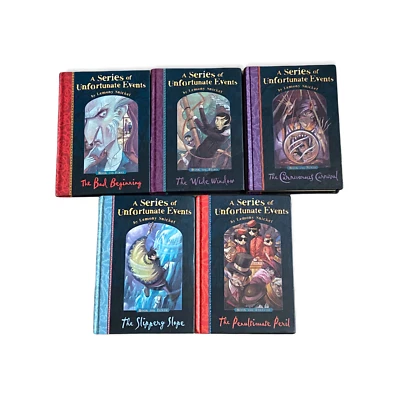 A Series of Unfortunate Events 5 Book Bundle Lemony Snicket Hardback  - Image 1 of 4
