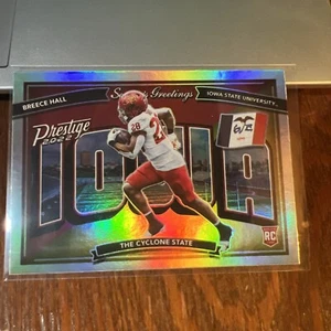 Breece Hall 2022 Prestige Seasons Auguri Inserto Rookie RC #13 NM-MT - Foto 1 di 6