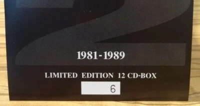 U2 The Singles-Collection 1981-1989 Limited Edition 12CD Box NUMMER 6 !!! No 6 - Bild 1 von 4