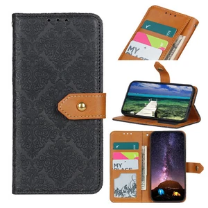 For Nokia C110, Luxury Shockproof Classical Flip Leather Wallet Card Case Cover - Picture 1 of 14