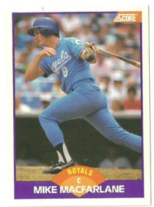 Mike Macfarlane Kansas City Royals #319 - Puntuación Casi Nuevo-Como Nuevo 1989 - Imagen 1 de 2