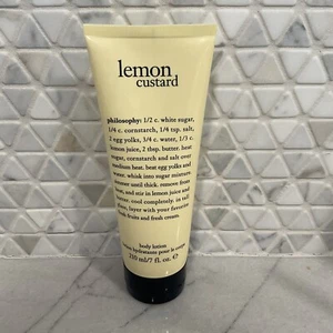 Philosophy LEMON CUSTARD Body Lotion 7 oz Bottle Sealed Discontinued Scent - Picture 1 of 2