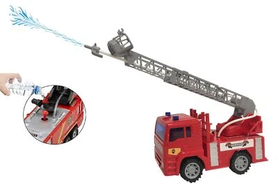 Camion Pompiers Jouet avec Lumières Sons et Pulvérisation D'eau - Embrayage a... - Image 1 of 4