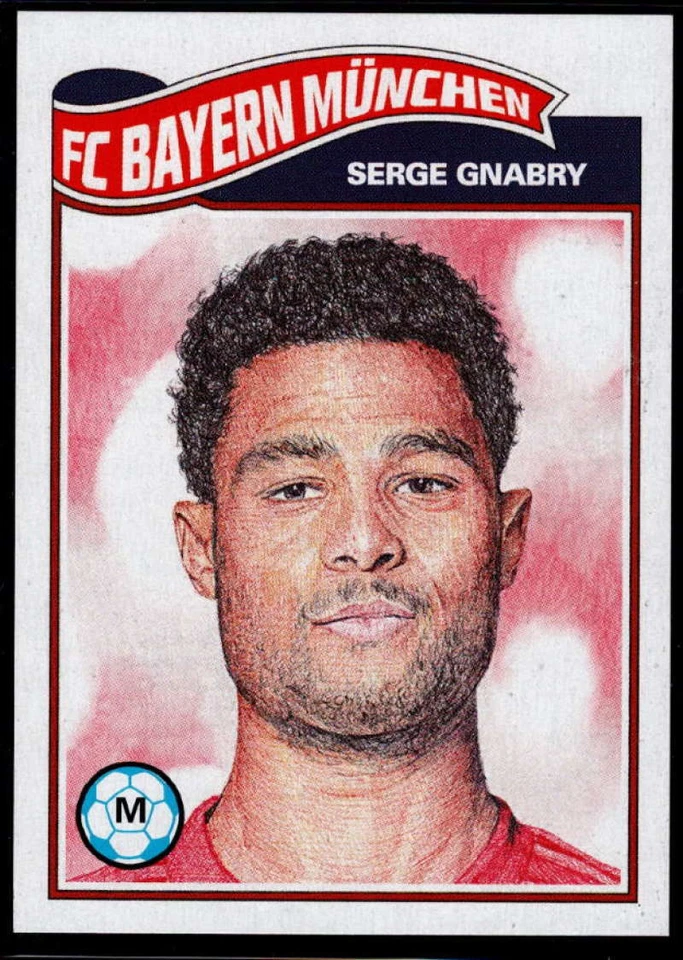Serge Gnabry 2019 Topps Living Set UEFA Champions League #82  - Image 1 of 1