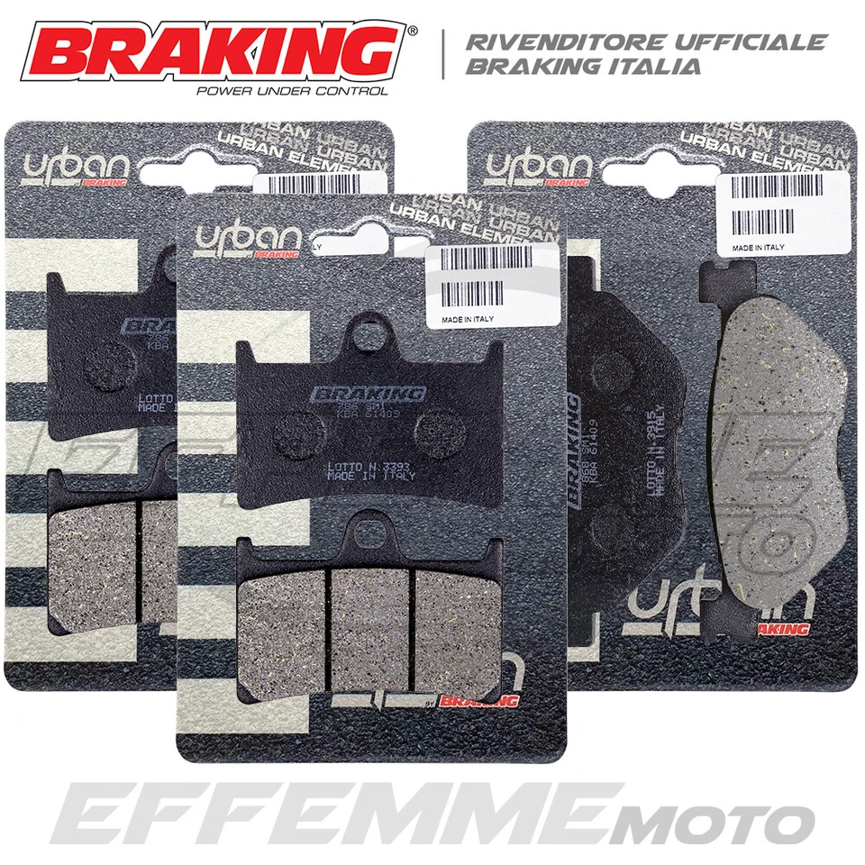 Pastiglie YAMAHA TDM 900 2002 2003 2004 2005 2006 2007 (Kit Ant.+ Post. BRAKING) - Immagine 1 di 1