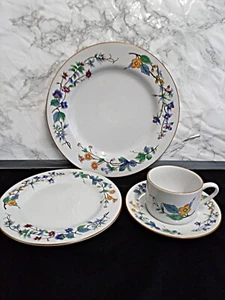 Woodhill Floral China Cup, Saucer, Dinner & Side Plate Set - Picture 1 of 11