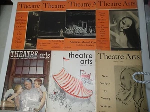 7 Vintage Theatre arts magazines from 40's and 50's - Picture 1 of 9