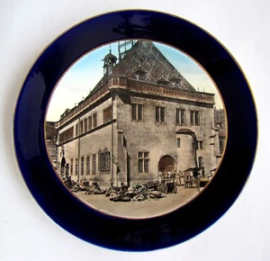 Wandteller Kaufhaus in Colmar Elsass Markt 1900 Foto Animierte Szene U&C - Bild 1 von 3