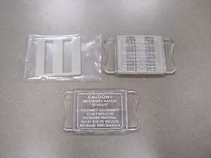 1974-77 FIREBIRD TRANS AM CAMARO CORVETTE SHOULDER BELT COMFORT CLIPS, PAIR - Bild 1 von 1