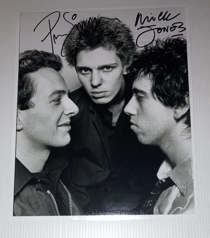 SIGNED MICK JONES PAUL SIMONON 10x8 THE CLASH PHOTO RARE AUTHENTIC JOE STRUMMER Cover