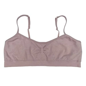 Hanes Girls Pink Training Sports Bra Adjustable Straps Size Large - Picture 1 of 3