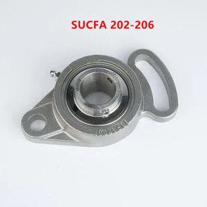 SUCFA 202-206 Stainless Steel Adjustable Bracket Mounted Ball Bearing 15mm-30mm - Picture 1 of 5