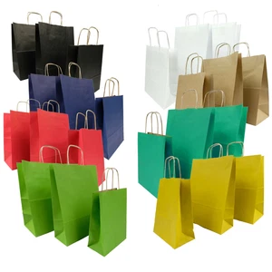 PODARI Papier-Tragetasche mit Kordelgriff - verschiedene Farben & Größen wählbar