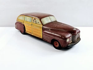 Wyandotte Toytown Estate Woody Wagon 21" coche de acero prensado años 40 de colección - Imagen 1 de 21