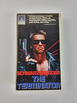 The Terminator 1984 Thorn EMI Video VHS Rare Hard Case Clamshell 80s VG Tested - Image 1 of 4