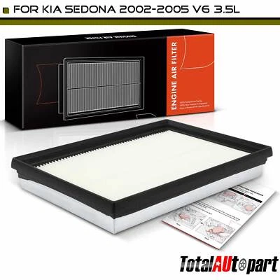Filtro de aire del motor para Kia Sedona 2002 2003 2004 2005 V6 3,5 L delantero 0K55813Z40 Foto 1 de 4