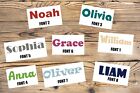 Personalised Name/Word Cut-Vinyl Decal Sticker 8 Bold Block Fonts (Matte)