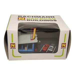 Bachmann N Scale Railroad Buildings Drive-In Burger Stand 45709 Vintage New - Picture 1 of 9