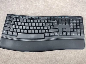 Microsoft Sculpt Comfort Keyboard Wireless Black KGR1173 Mod. 1531 *No Receiver* - Picture 1 of 6