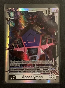 Apocalymon BT15-102 SEC - Exceed Apocalypse - Digimon TCG - Picture 1 of 3