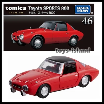 TOMICA PREMIUM 46 Toyota Sports 800 1/55 TOMY Diecast New 2025 Nov New Model Red - Image 1 of 4