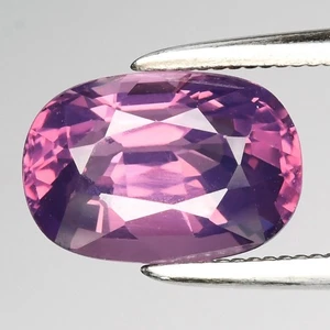 💎 2.27ct 8.8x6mm VS Oval Natural Pinkish Purple Spinel - Tanzania Gemstone - Picture 1 of 4