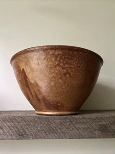 Dorothy Auman Seagrove Folk Art Large Bowl Seagrove NC Pottery 10.25”x 5.5” - Picture 1 of 14