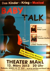 Baby Talk - Theater Marl 2013 - Veranstaltungs-Poster A1-36 - Picture 1 of 1