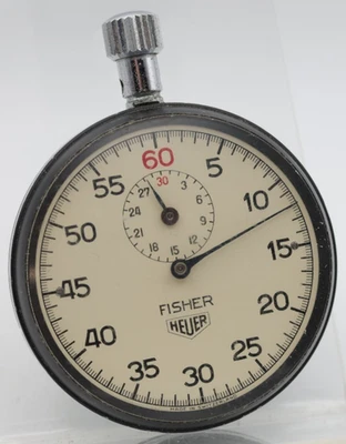 FISHER HEUER LEONIDAS CAL. 736US, 7j SWISS STOPWATCH 51mm RUNS (JP) - Image 1 of 4