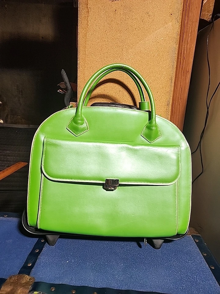 McKlein  Fly Through Checkpoint Wheeled Ladies' Laptop Briefcase Rolling  - Image 1 of 4