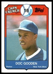 1989 Topps Cap'n Crunch #17 Doc Gooden New York Mets - Bild 1 von 2