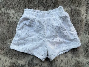 A New Day Kids White Floral Eyelet Shorts - Picture 1 of 3