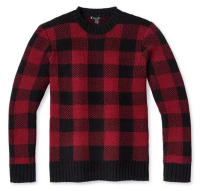 Smartwool Sweater Mens XL Buffalo Plaid Outdoor Lumberjack Cabin Winter Lodge - Image 1 of 4