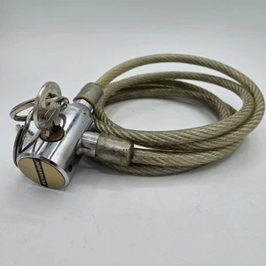Rare Vintage Clear Schwinn Bicycle Cable Lock With Keys, Good Working Condition - Picture 1 of 7