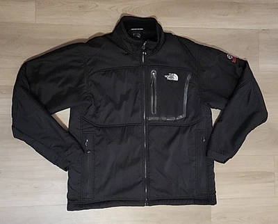 LN $300 Men's THE NORTH FACE Black Summit Series Softshell Jacket Fleece Lined L - Image 1 of 4
