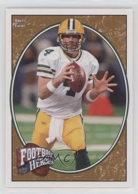 2008 Upper Deck Football Heroes Bronze /75 Brett Favre #6 HOF - Image 1 of 2