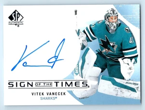 2024-25 SP Authentic #SOTT-VV VITEK VANECEK Sign of the Times - Picture 1 of 2