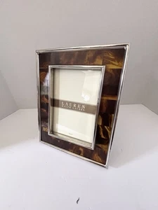 Ralph Lauren Picture Frame Faux Tortoise Shell Size 5 X 7 Rare - Picture 1 of 5