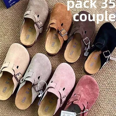 2025 NEW Unisex Boston Suede Leather Clog Womens Mens Shoes Casual Shoes Girl
