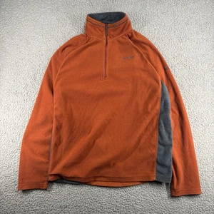 Craghoppers 1/4 Zip Fleece Herren Gr. XL Orange Grau Langarm Wandern Outdoor - Bild 1 von 13