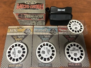 Fright-Scope Thriller Horror Movies View Master + 11 Reels, King, Monster, Creep - Picture 1 of 8