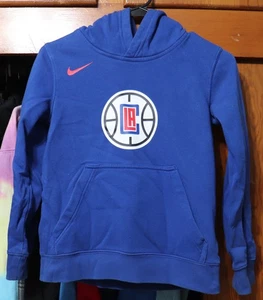 Nike LA Clippers Hoodie Pullover Blue Logo Youth Small YS (8) FGTC-NDJ - Picture 1 of 7