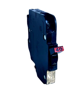 FPE Federal Pacific NC140 NC40 1F040 1 Pole 40 Amp Stab-lok Breaker THIN used - Picture 1 of 12